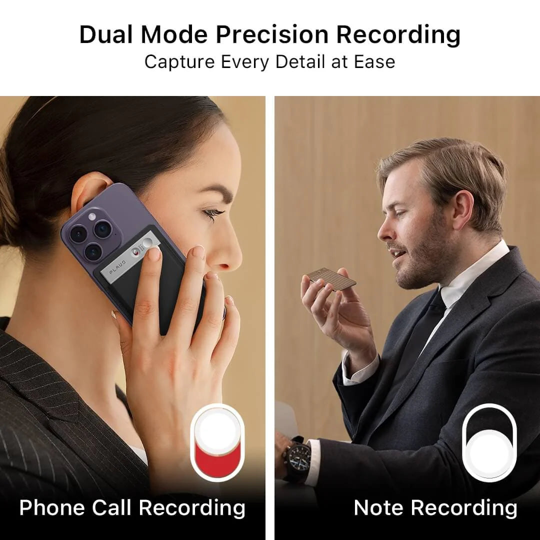 NOTE | AI Voice Recorder (Black Magnetic Case Included)